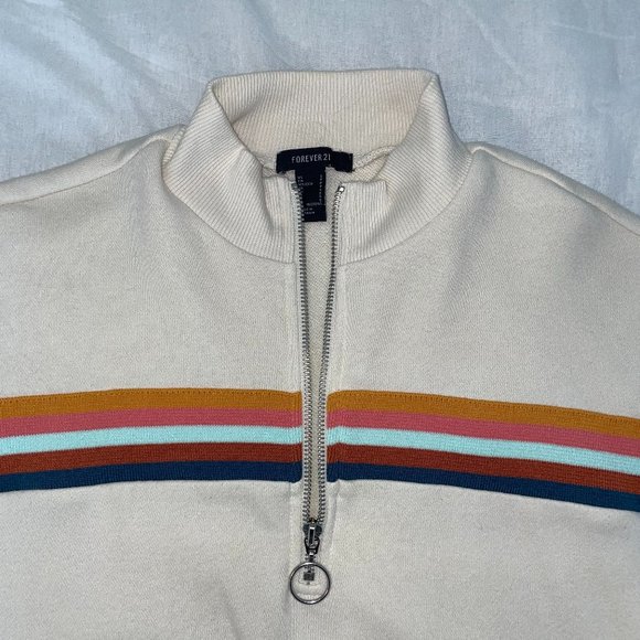 Forever 21 Striped Trim Pullover - Picture 4 of 5